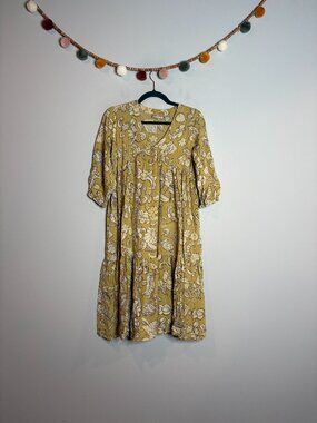 Utsa floral boho flowy long dress